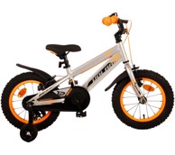 VOLARE Dječji bicikl Rocky, 14", sivi, s dvije ručne kočnice